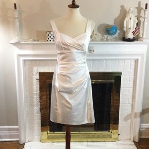 🌹Danna Morgan satin stretch lined cocktail dress